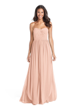 Aidan' Convertible Strapless Chiffon Gown