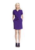 Belted Mulberry Silk Dress