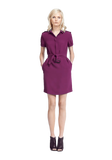 Belted Mulberry Silk Dress