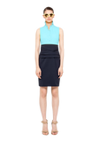 Bicolor Techno Cotton Dress