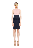 Bicolor Techno Cotton Dress