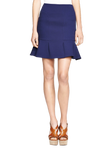Bouclé Stretch Wool Skirt
