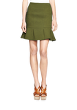 Bouclé Stretch Wool Skirt