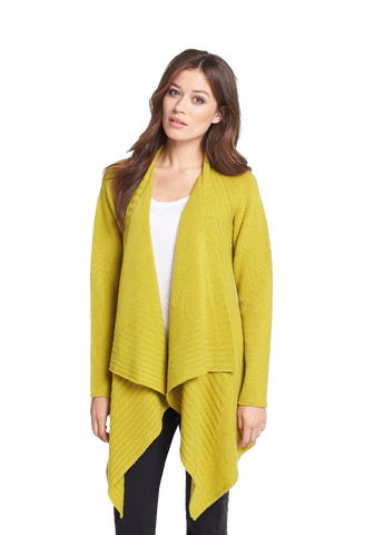 Engineered Rib Cashmere Cardigan