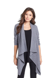 Engineered Rib Cashmere Cardigan