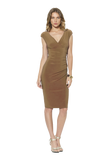Faux Wrap Jersey Dress