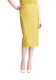Floral Lace Pencil Skirt