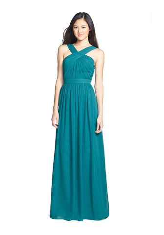 Crisscross Chiffon Gown (Nordstrom Exclusive)